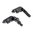 KNIGHTS ARMAMENT AR-15 FLIP-UP 45 DEGREE OFFSET SIGHT SET CLAMP MOUNT BLK